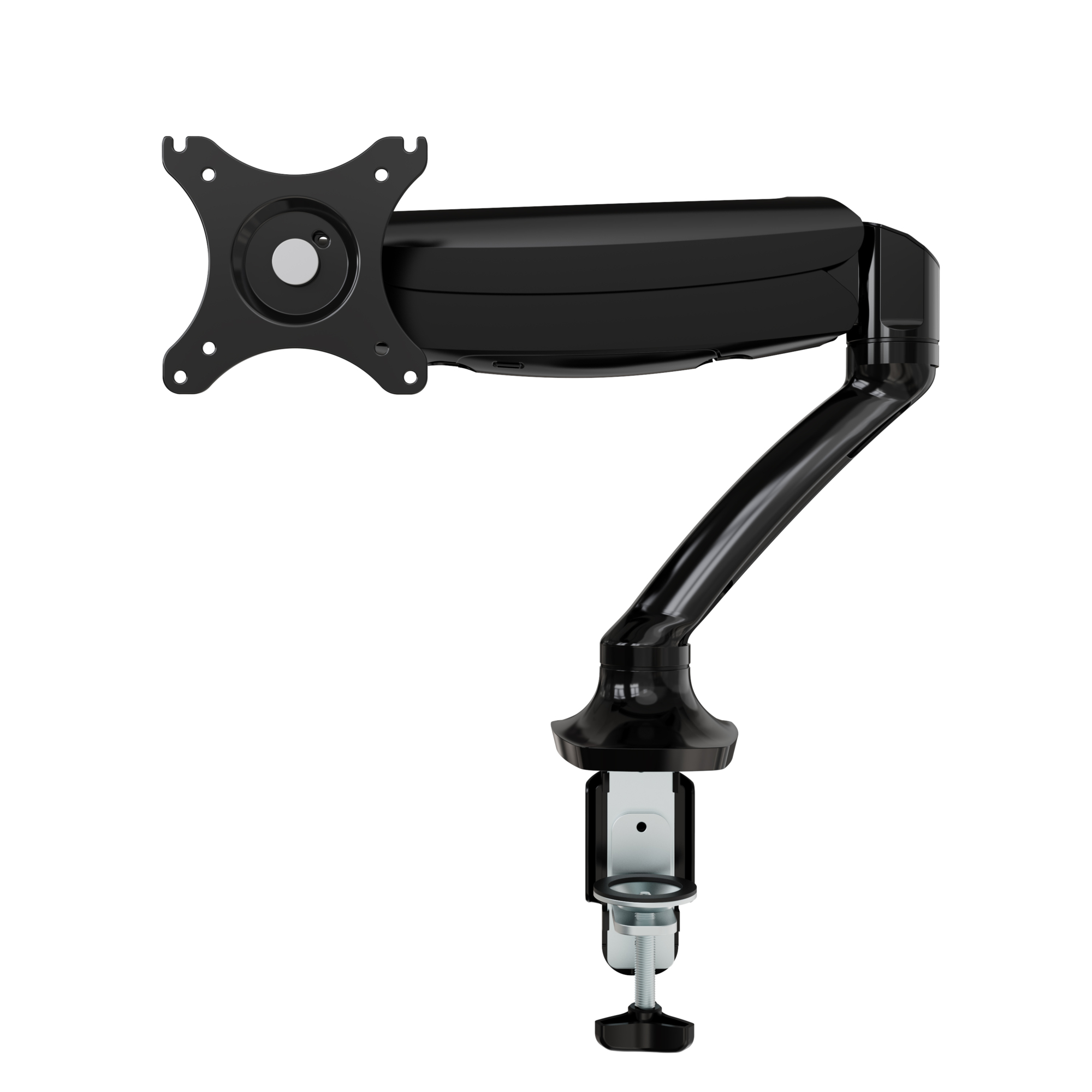 4Dock Workbench Monitor Arm — 17in. to 30in., 4.4 to 19.8 Lbs. Capacity, Full-Motion, Model# WLB503-B